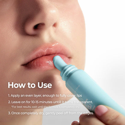Siimunana Soothing Prep Lip Mask, Cooling Peel Off
